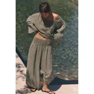 ZARA 체크 케이프 셔츠 - 미디움 그레이 412900