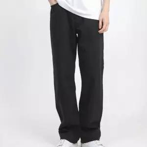 [옷자락]남자 키큰남 와이드핏 검정데님 롱팬츠 클래식 바지