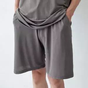 남성 멜란지컬러 공부 학생 편한 면 츄리닝 통바지