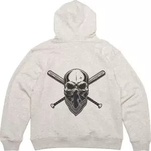 [골드스마일]후드집업 뒤면 프린트티셔츠 해적 복면