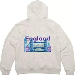 후드집업 뒷면 프린트티셔츠 ENGLAND 영국