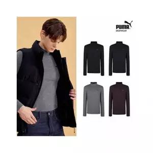 푸마스포츠B 비밀특가 푸마 남성 웜셀 모크넥 긴팔티셔츠 4컬러 택1 909729