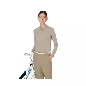 ANDAR 액티브 웜 플러스 스탠다드핏 폴로 롱슬리브 109964