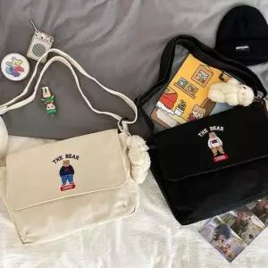 더베베백 패브릭 천 데일리 학생 패션 토트백 버스 천 캐주얼 여성 패션잡화 버스 여자 백팩 쇼퍼백 백 버