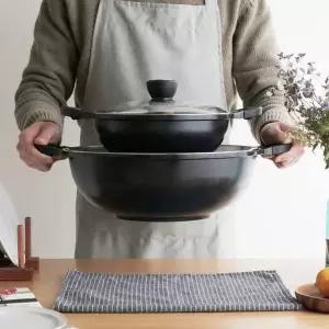 베니스 HY43DZ96 블랙펄 세라믹 주물 웍냄비