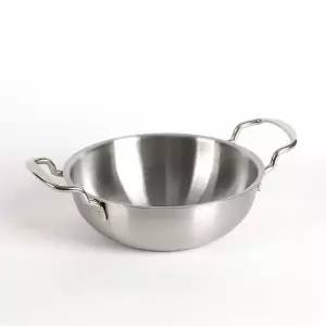 키친아트 KX41PU61 스텐 낮은전골냄비 18cm