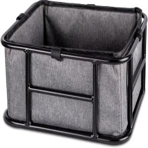 RoakyRoasy 소형 자전거 뒷바스킷 4파운드 경량 그물과 라이너 강철 프레임 화물 캐리어 12L 수납 용량