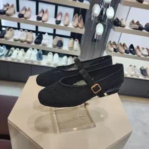 엘칸토 HC10 여성매쉬플랫슈즈검정1,5cm 여성메리제인시스루매쉬플랫슈즈 LCWO25U5131