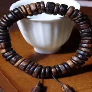 염주 침향 팔찌 합장주 침향목 단주 묵주 불교 부적 기원 침향염주 재물 구슬 염주팔찌