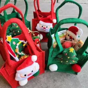 크리스마스 성탄절 선물 펠트 가방 1P