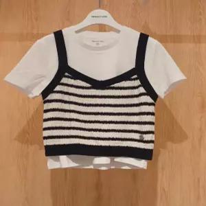 [프로젝트키즈] 여아)스트라이프 뷔스티에 세트