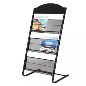 홍보물게시대 철제 팜플렛 안내걸이 꽂이 진열판 스탠드 거치대 책자 수납 전시대 잡지