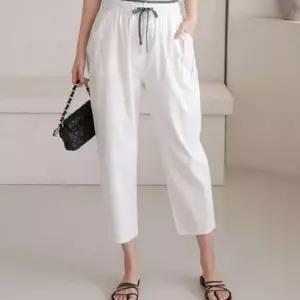 [라일리여성의류] Rly 마 여름 고무줄 팬츠 배기 데일리 루즈핏 여성