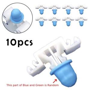 10Pcs 도어 범프 스트립 패스너 클립 Bmw 3 시리즈 E90 용 사이드 씰 트림 몰딩 51132251394 자동 액세스