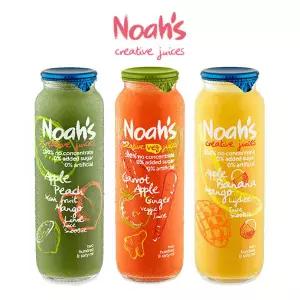 노아 주스 3종 바나나 리치 망고+당근 진저+키위 복숭아 260ml x 12병