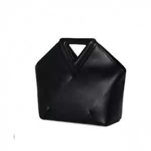 가죽 빅 위빙 토트백 크로스 파우치 가방 블랙