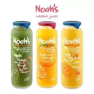 노아 주스 3종 오렌지+바나나 리치 망고+키위 복숭아 260ml x 12병 (각 4병씩)