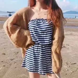 여름 그물가디건 니트카디건 비치 쿨링 여성 가디건