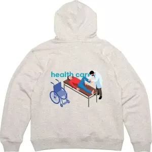 [RIZPICK]기모후드집업 뒷면 물리치료 관절 휠체어 그림 프린팅