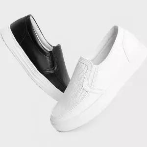 가죽 남성 슬립온 여름 쿠셔닝 단화