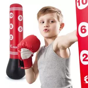 i워너486 에어 펀칭 백 오뚜기 타겟 샌드백 권투 태권도/펀치 샌드 복싱 가정 스텐드 스포츠 실내용 어린이