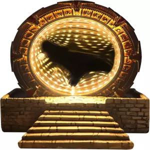 네자베이비 스타게이트 라이트 터널 미러 코스프레 소품 복제 환상적인 아틀란티스 유니버스 수집 가능한