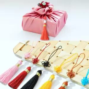 단아한 보자기 노리개 한복 브로치 전통 포장 장신구