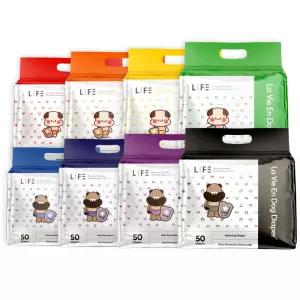 라비앙독 수컷 암컷 강아지 안심 기저귀 매너벨트 대용량 50매