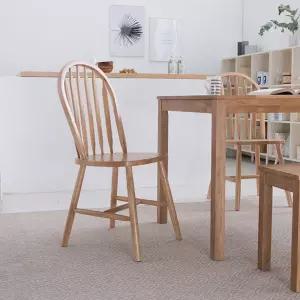 리바트 뉴시나몬 윈저 원목식탁의자