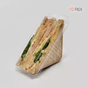 투명샌드위치케이스 투명용기 삼각케이스 100개