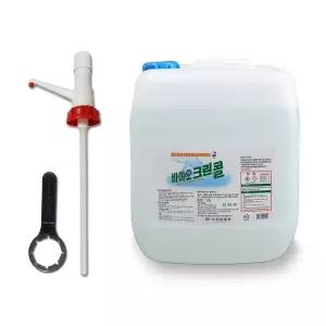 진로발효 바이오크린콜 20L (발효알콜75%)/  살균 소독제 / 펌프,오프너 별매