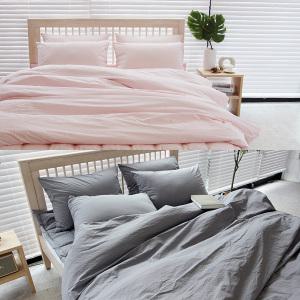 이브수 바스락거리는 고밀도 워싱 순면 60수 이불커버 침구세트