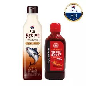 [사조대림] 참치액 500g +캡사이신매운맛소스 550g /조미료/소스