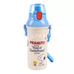 피너츠 스누피 원터치 어깨끈 물통 초등학생 유아 어린이 어린이집 유치원 휴대용 소풍 물병 보틀 단체선물