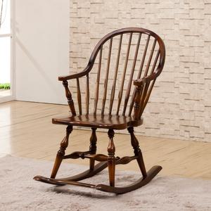 리앤갤러리 심플흔들의자 앤틱 원목 안락의자