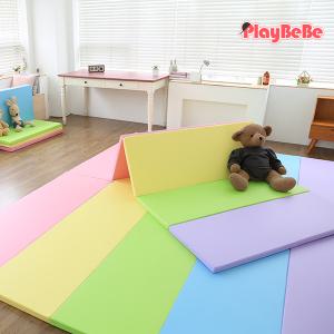플레이베베 층간소음방지 놀이방 폴더매트 파스텔 4단(160x200)