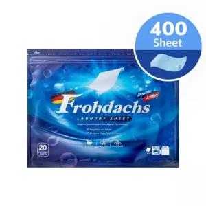 [잘녹는 세제] 고농축 종이 시트세제 세탁세제 400매 드럼세탁기 공용