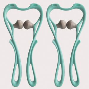 휴대용 목 마사지기 목마사지볼 목지압기 뒷목마사지 거북목안마기 경추마사지기