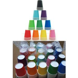 칼라종이컵 혼합(10색) 1박스(1000개)/놀이용 학습교재용