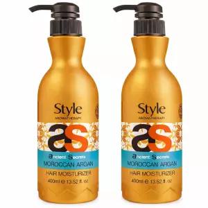 노워시 바르는 헤어팩 대용량 모로칸 트리트먼트 400ml 2개