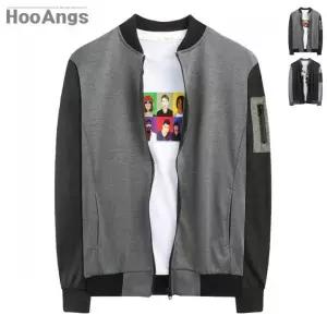 [후앙스]소매배색지퍼 블루종 DRJP8540_P042788446