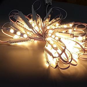 LED 3구 모듈 50구 안정기 방수형 세트 전구색 간판