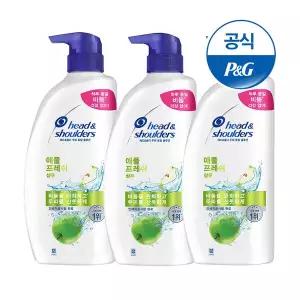 [헤드앤숄더] 애플프래쉬 샴푸 850ml 3개