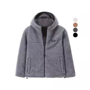 [후앙스]양털 후드 양면 리버시블 후리스 점퍼 PWJP6636_P316227585