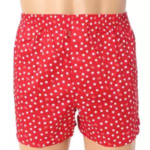 [롯데백화점]엘르이너웨어 레드물방울패턴트렁크EBMTK272RD