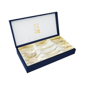 서촌공방 복 티타늄 2인용 수저세트 칠순 팔순 결혼식 부부수저 답례품