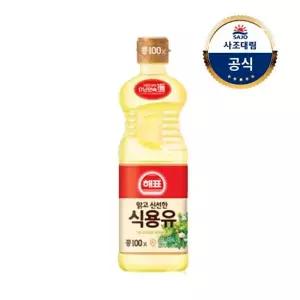 해표 콩기름 500ml X 10병 /식용유/오일/기름/튀김