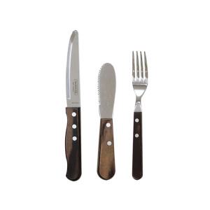 트라몬티나 커트러리 점보퀸 3P세트 월넛, 1개