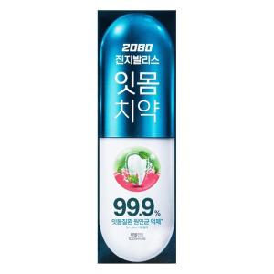 애경 2080 진지발리스 치약 허벌민트 120g X 1개