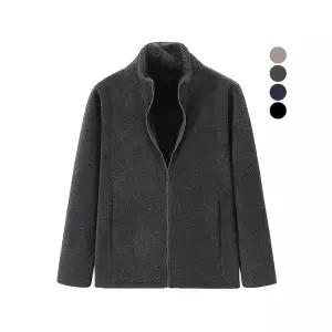 [후앙스]남자 기본 무지 양털안감 후리스 집업 자켓 SDJP4259_P331889518